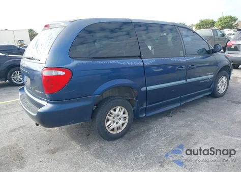 2001 Dodge Grand Caravan Sport из США, поврежденный, VIN 2B4GP44391R419877